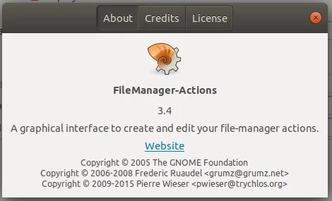 FileManager-Actions, formerly known as Nautilus-actions